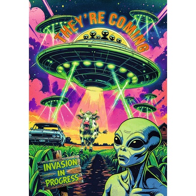 Trefl - Puzzle Premium Plus Hall of Horror: UFO - 1 000 piese