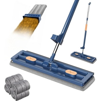 Home & Marker Mop na Čištění podlah Plochý Samoždímací 42 × 12 cm 1 mop + 2 utěrky | SVEEPA