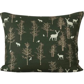 Textilomanie z mikrovlákna OAK DEER tmavo zelená 70 x 90 cm