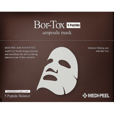 MEDI-PEEL Лист маска за лице с 5 вида пептиди, 7 вида ферментирали съставки и френски Volufiline MEDI-PEEL Peptide Bor-Tox Ampoule Mask