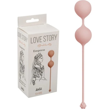 Вагинални топчета за кегел тренировки, метално ядро - Love Story Empress (3008-02LOLA)