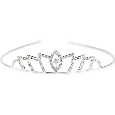 Štrasová čelenka / korunka do vlasů crystal 1 ks