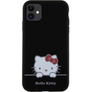 Hello Kitty Liquid Silicone Daydreaming Logo iPhone 11 Black