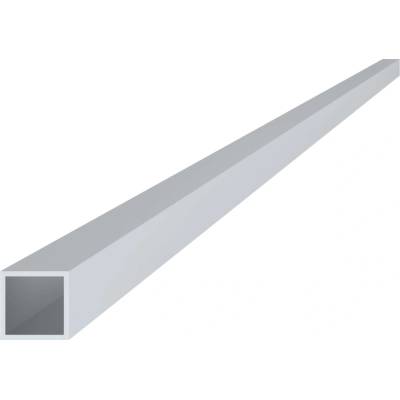 Hliníkový jekl 20x20x1,5 mm, délka 6000 mm, materiál EN AW-6060 T66, přírodní hliník bez povrchové úpravy, cena za kus