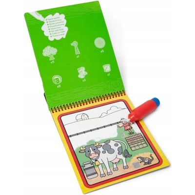 Vodní omalovánka Water Wow! Farma Melissa & Doug Kreativní omalovánka