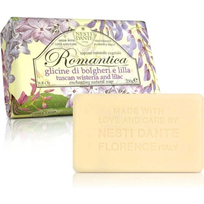 Nesti Dante Romantica Tuscan Wisteria & Lilac prírodné mydlo 250 g