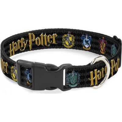 Buckle down Odolný obojek pro psa s plastovou sponou široký Harry Potter
