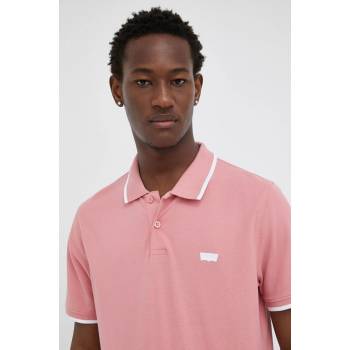 Levi's Polo tričko s aplikací růžová