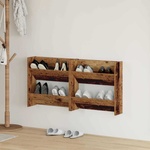 vidaXL Шкаф за обувки 2 бр. 60 x 18 x 60 см Инженерна дървесина (875141)