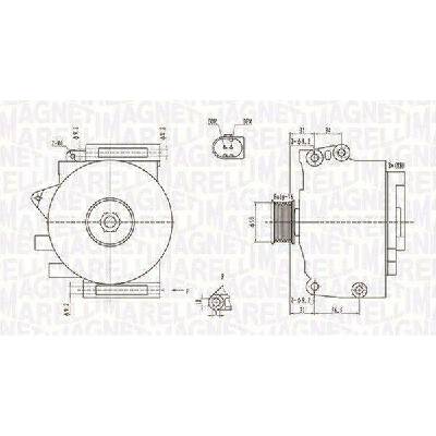 Generátor MAGNETI MARELLI 063731859010