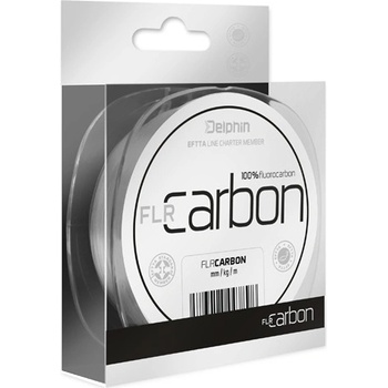 Delphin FLR CARBON 100% fluorokarbón transparent 50 m 0,125 mm 2,8 lb