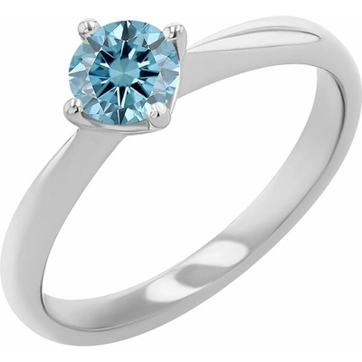 Eppi Zásnubný prsteň s certifikovaným fancy blue lab grown diamantom Maya RE45189