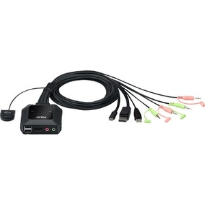 ATEN Превключвател KVM ATEN CS52DP, Дву портов USB-C DisplayPort (CS52DP)