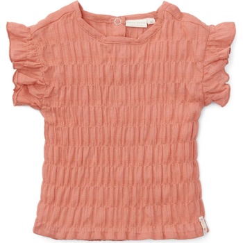 Little Dutch Тениска с къс ръкав Little Dutch - Rose Pink, 74 cm, 6-9 м (CL24021090)