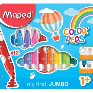 Maped Флумастери MAPED Color Peps Early Age 12 цв