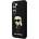 KARL LAGERFELD Liquid Silicone Ikonik NFT Case - дизайнерски силиконов кейс за Samsung Galaxy S23 Plus (черен)