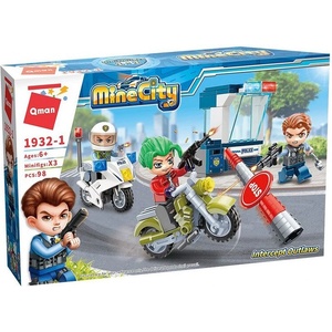 Qman Конструктор, Qman, MineCity, Прихващачи на нападатели, 98 части (Q1932-1)