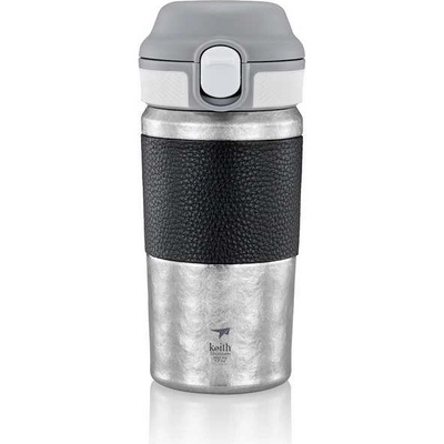 Keith Titanium Titanový termohrnek Vacuum Coffee Cup stříbrná 360 ml