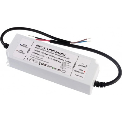 LED zdroj 24V 200W LPV5-24-200 Záruka 5 let - LED zdroj 24V 200W LPV5-24-200 Záruka 5 let TL-056714 056714