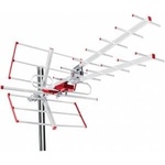 MacLean TV Antenna DVB-T/T2 H. 265 HEVC Maclean MCTV-855A external Combo UHF VHF active max 100dBV, LTE filter