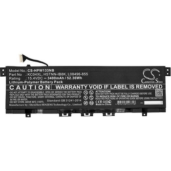 Cameron Sino Батерия за лаптоп HP ENVY 13-AH0000 HSTNN-IB8K TPN-W133 LIPo 15.4V 3400mAh Cameron Sino (CS-HPW133NB)