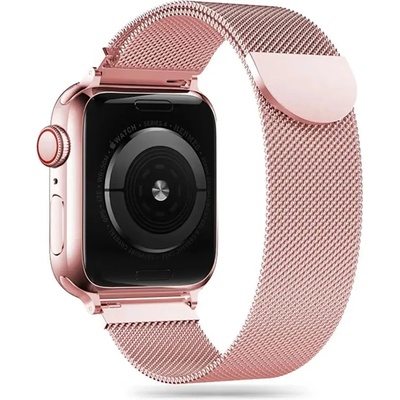 Tech-Protect Каишка Tech-Protect MilaneseBand за Apple Watch 4 / 5 / 6 / 7 / 8 / 9 / SE / Ultra 1 / 2 (42/44/45/49 mm), розова (5906735412673)