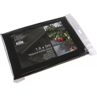 Levior netkaná textílie 50g/m² 1,6x50 m černá – Zboží Dáma