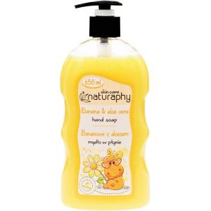 Skin Care Naturaphy Детски течен сапун с банан и алое вера Naturaphy 650 мл 30024 (5908311416938-KIDS)