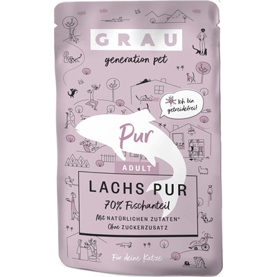 Grau Adult bez obilovin losos 32 x 125 g