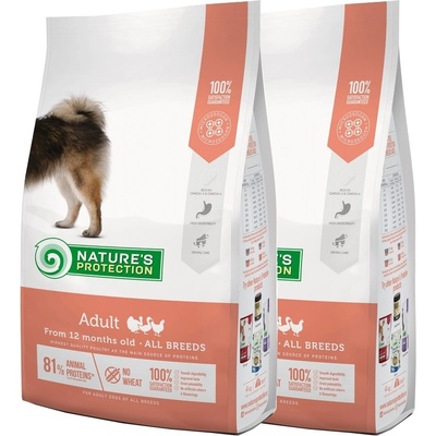 Natures Protection dog Adult All Breed poultry 2 x 12 kg