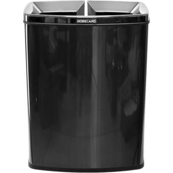 HORECANO HORECANO-Кош за разделно сметосъбиране 58x33xh78cm ЧЕРНО ЗЛАТО (110146- (0185222)