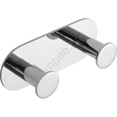 Bemeta Закачалка 11, 5x4, 5 см неръждаема стомана/сребрист (BD0025)