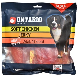 ONTARIO Adult Soft Chicken XXL - меки пилешки филийки, 500 г