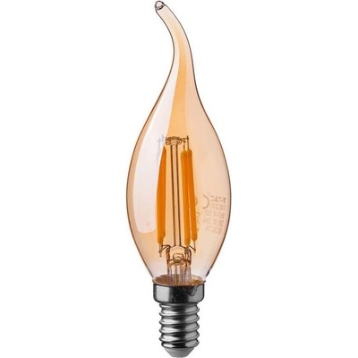 V-TAC LED Žiarovka FILAMENT AMBER E14/4W/230V 2200K VT1895