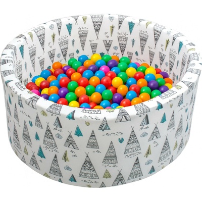 Aga suchý bazén 90 x 40 cm s míčky teepee – Sleviste.cz