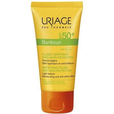 Uriage Bariesun Fluide Mat SPF50 50ml Sunscreen - Yellow