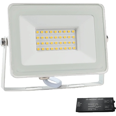ELMARK Vega 30 slim smd 30w led ПРОЖЕКТОР 3000К БЯЛ+ab (98vega30ww/whe)