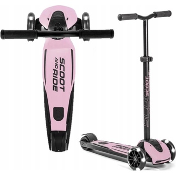 Scoot & Ride Highwaykick 5 LED růžová