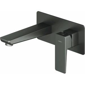 Omnires Вграден смесител за умивалник Omnires Parma, графит (PM7415GR)