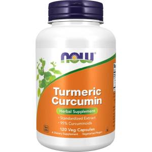 NOW NOW Curcumin, 120 Veg Capsules