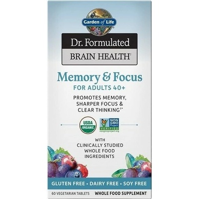 Garden of Life Dr. Formulated pre pamäť a sústredenie dospelý 40+ 60 tabliet