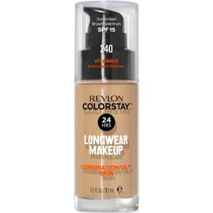 Revlon Colorstay Фон дьо тен, за мазна кожа, N240 Medium Beige, SPF15, 30 ml - baby