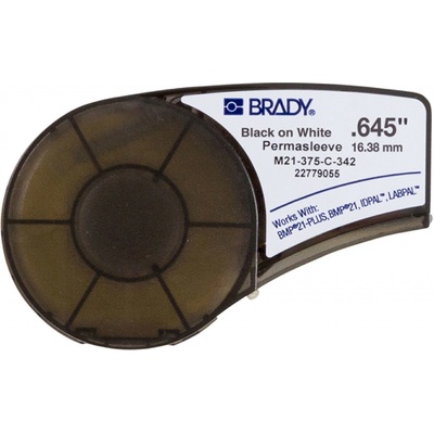 Brady M21-375-C-342 / 110926, PermaSleeve teplom zmrštiteľná polyolefínová bužírka, 16,40 mm x 2,10 m