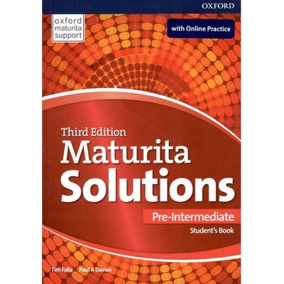 Maturita Solutions 3rd Edition | PRE-INT Student's Book with Online SK Edition