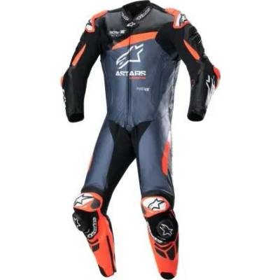 Jednodílná kombinéza Alpinestars GP PLUS 4 černá/červená/tmavomodrá