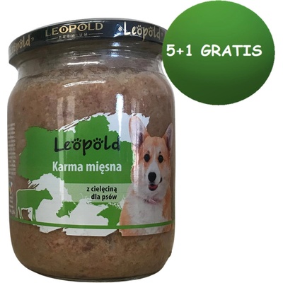 Leopold Adult s teľacím mäsom 6 x 500 g