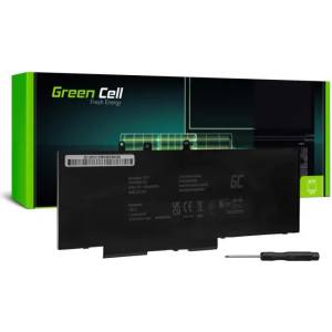 Green Cell Батерия за лаптоп DELL Latitude 5280 5290 5480 5490 5491 5495 5580 5590 5591 Precision 3520 3530 93FTF GJKNX 7, 6V 6200mAh GREEN CELL (GC-DELL-5280-DE128V2) - megamag