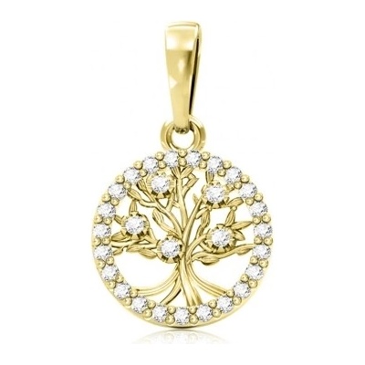 Couple přívěsek Maram žluté zlato a zirkony 585 66 2 0278.0Z00.0.00.001.23