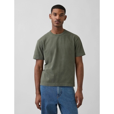 Gap Crop tričko Heavyweight zelené