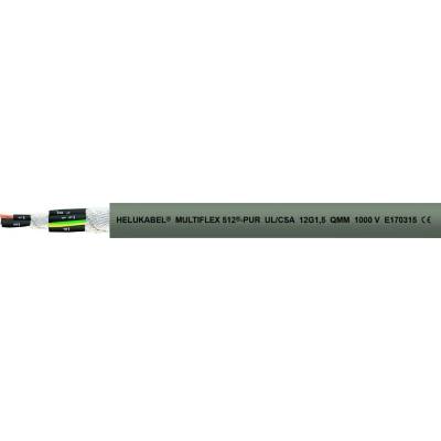 Helu 21621-1000 pro energetické řetězy M-FLEX 512-PUR UL 4 G 6 mm² šedá 1000 m